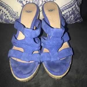 UGG TAWNIE BLUE SUEDE SHOES